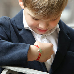 NICO - pulsera españa cruz personalizable plata 15mm