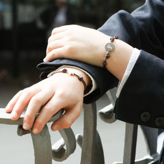 RAFA - pulsera medalla plata 13mm