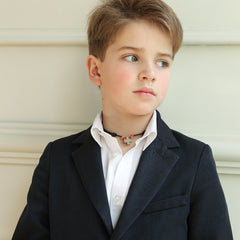 CRETA - customizable knot necklace cross silver 15mm