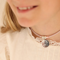 CIELITO G - collar personalizable medalla plata 15mm