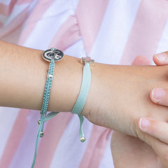 CIELITO D - customizable bracelet silver medal 15mm