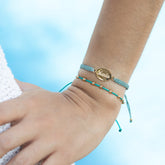 💦TULIPA DOR - customizable bracelet gold medal 15 x 11mm