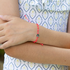MILAGROSA MINI- pulsera nuditos plata 10X5mm