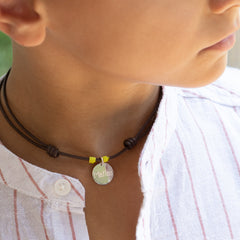 LUCA - collar personalizable plata 14mm