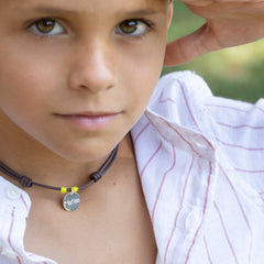 LUCA - collar personalizable plata 14mm