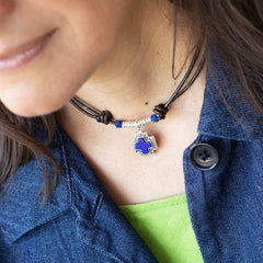 CIRENE - collar cruz plata 15mm