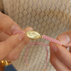 💦Tu Cielito Lindo DOR - pulsera personalizable medalla dorada 15x11mm