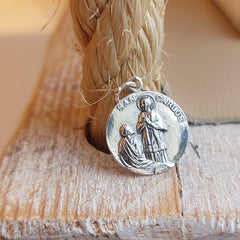 San Carlos Borromeo- medalla clásica 17mm