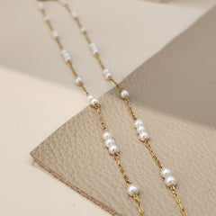 ZULEMA - collar perlitas dorado