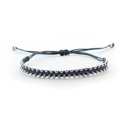 AGNES - pulsera bolitas plata