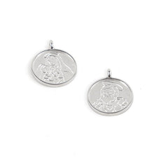 BELÉN Scapular - 20mm silver medal necklace with cord