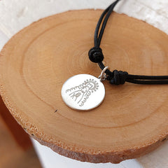 Virgen del Rocío - medalla de plata personalizable CIELITO