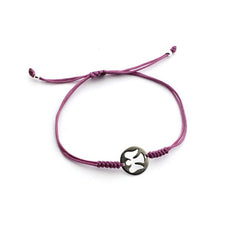 ANGELITO CALADO - pulsera medalla plata 13mm