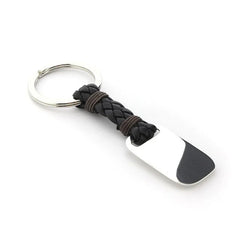 BRUNO - customizable keychain silver medal 22x33mm