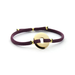MAP - customizable gold donut bracelet 15mm