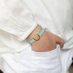 CIELITO C DOR - pulsera personalizable medalla dorada 15mm