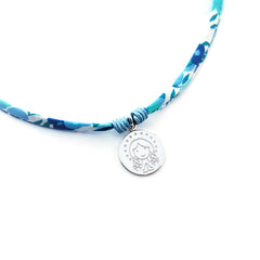 CIELITO LIBERTY - collar personalizable medalla plata 17mm