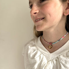 CIELITO G - customizable necklace silver medal 15mm