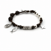 LIFE OF JESUS - unisex silver bracelet