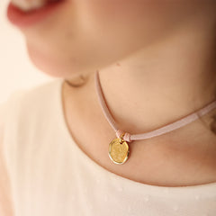 CIELITO DOR - collar personalizable medalla dorada 17mm