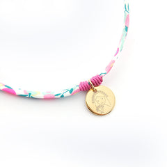 CIELITO G - customizable necklace silver medal 15mm