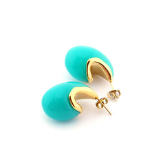 CALA - pendientes dorados 23mm