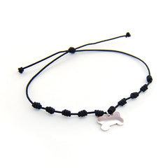 Hueso - pulsera nuditos plata 10mm