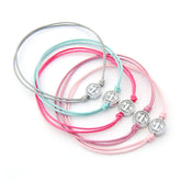 PACK de 5 pulseras San Benito pastel