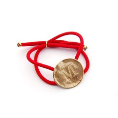 BORA - pulsera medalla dorada 25mm