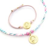 CONJUNTO CIELITO LIBERTY - personalizable medalla plata o dorado 15mm