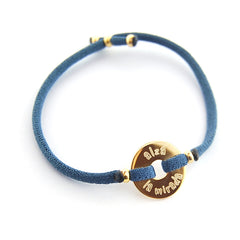 ALZA LA MIRADA - Pulsera MAP donut dorado 15mm