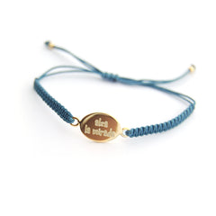 ALZA LA MIRADA - Pulsera FICUS DOR medalla 13mm
