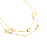 MAVI - collar dorado medallas