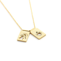 ALLIANCE Scapular - 23mm gold medal necklace