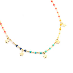 KAI - collar dorado con estrellas