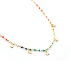 KAI - collar dorado con estrellas