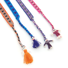 DETENTE DOR Artesano - pulsera tejida con medalla dorada 18x22mm. Edición especial
