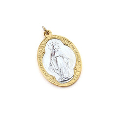 Virgen Milagrosa Bisel- medalla bisel 32x24mm
