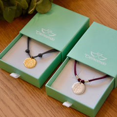 VIRGEN DE GUADALUPE DOR - collar medalla dorada 21mm