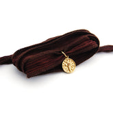 GRANO DE MOSTAZA - collar 12mm con seda