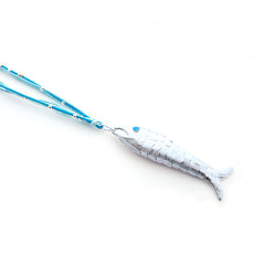 NUBA - collar plata pez