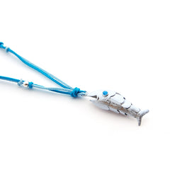 NUBA MINI - collar plata pez