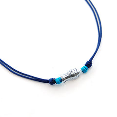 MAREA - collar pez plata 12mm