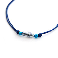 MAREA - collar pez plata 12mm