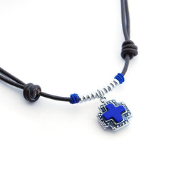 CIRENE - collar cruz plata 15mm