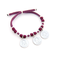 MARA - pulsera personalizada medallas plata