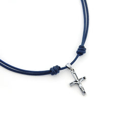 LUMINIS - collar cruz plata 15x21mm