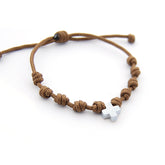 VÍA - Pulsera ROSARIO cruz de plata