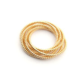 LOOP - pulsera espiral dorada