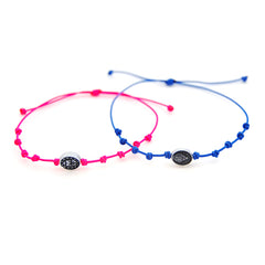 MILAGROSA MINI- pulsera nuditos plata 10X5mm